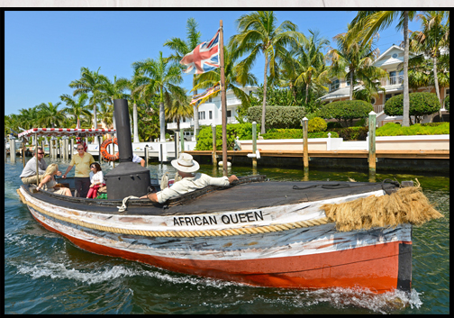 Home port of African Queen, the historic steam boat